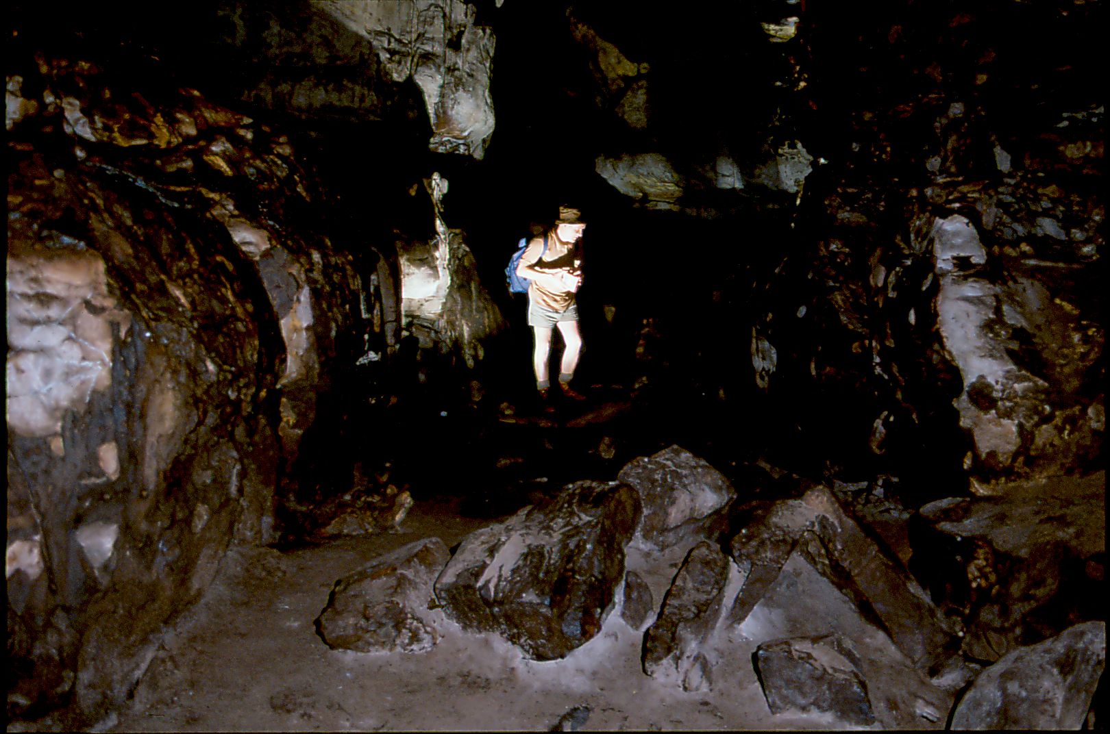Lee Hall in Boomslang Cave
