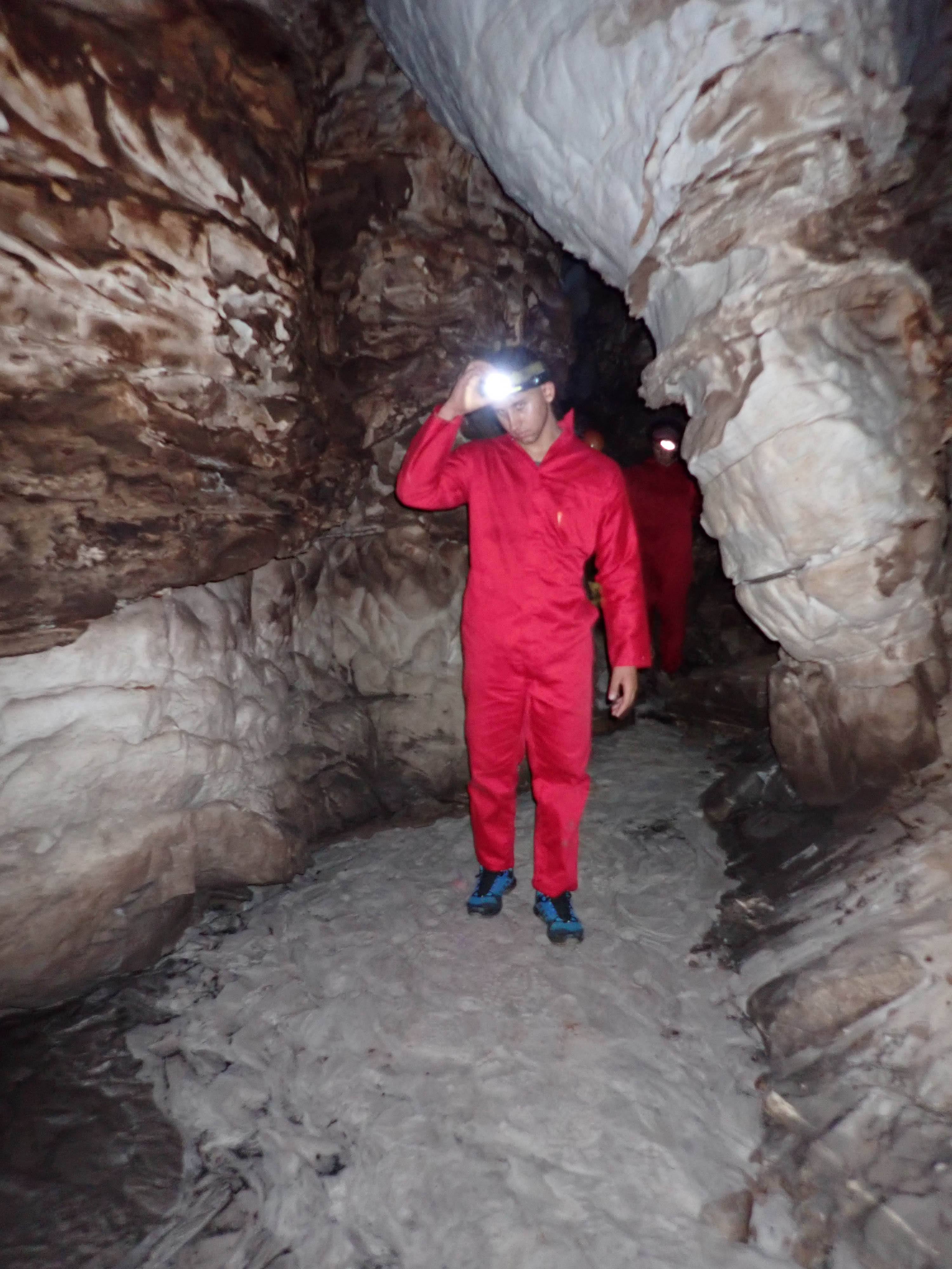 Ronans Well Cave the pillar past Dog Leg Pass