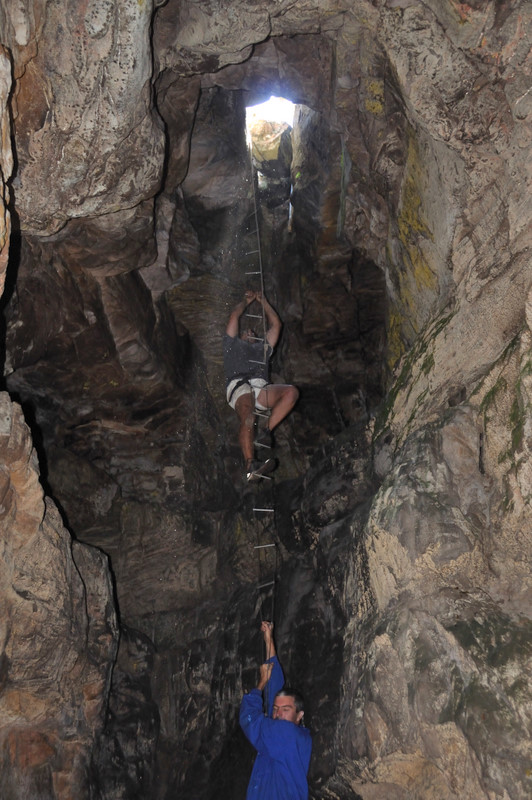 Oread Halls Skylight chamber ladder Chris DSC 7197