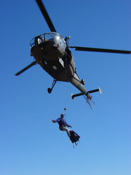 Allouette hoisting practice at Ysterplaat 00343