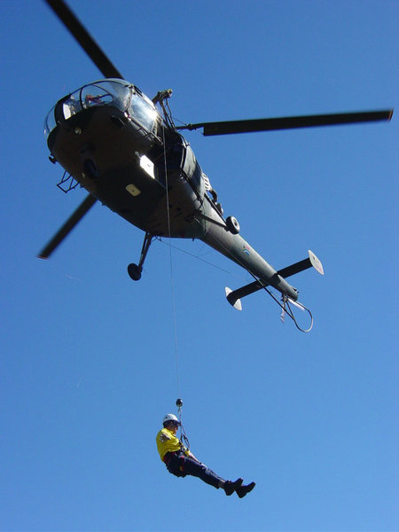Allouette hoisting practice at Ysterplaat 00345