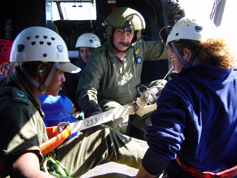 Oryx hoisting practice at Ysterplaat 00356