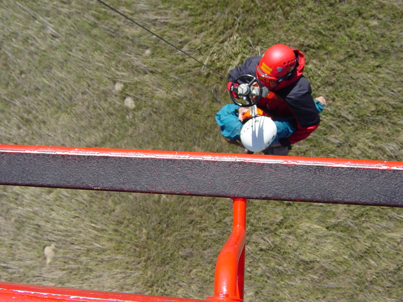 Oryx hoisting practice at Ysterplaat 00358