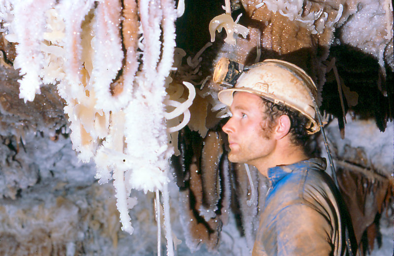 Lee Hall   Canyon Aladdin's overhang Cango 3 Easter 1980