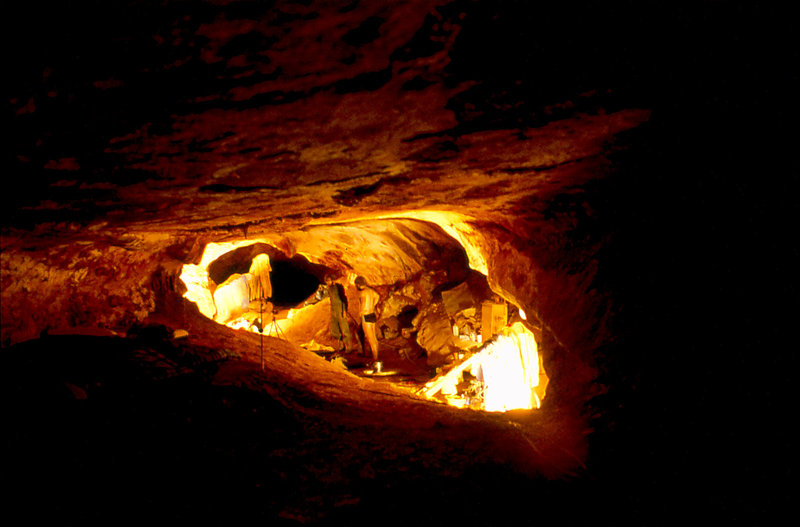 underground camp Cango 3 expedition Easter 1980 2