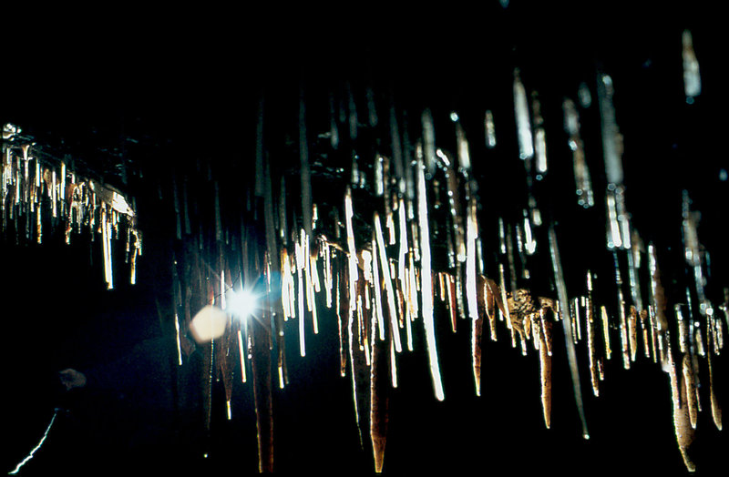 Efflux before main chamber 30th December 1974