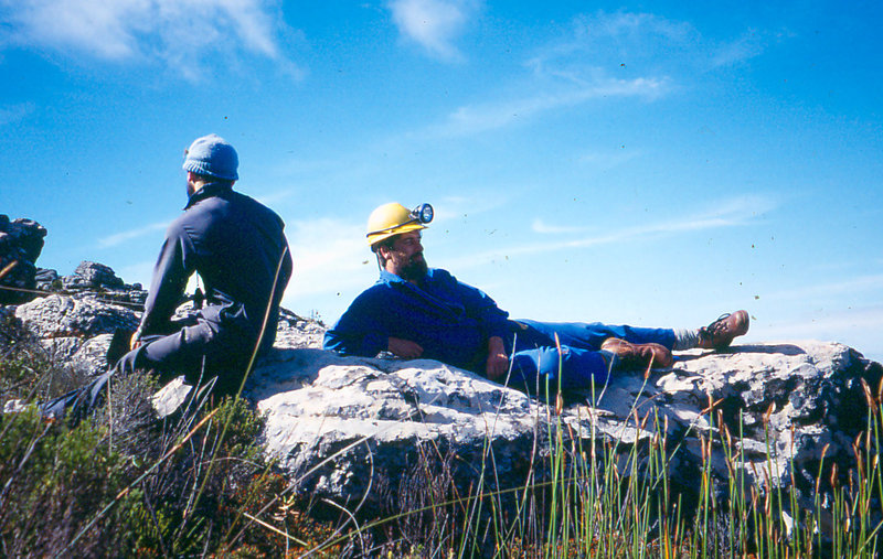 Peter Swart and Anthony Hitchcock on Kalk Bay Mountain
