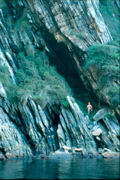 Stephan Moser exploring Elands River Mouth