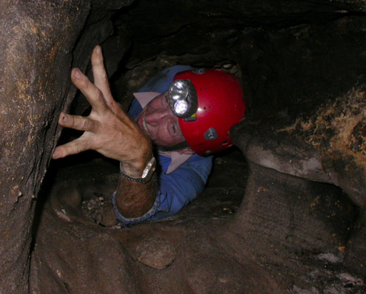 Ron Zeeman in Leslie's Grotto under Muizenberg Cave March 20