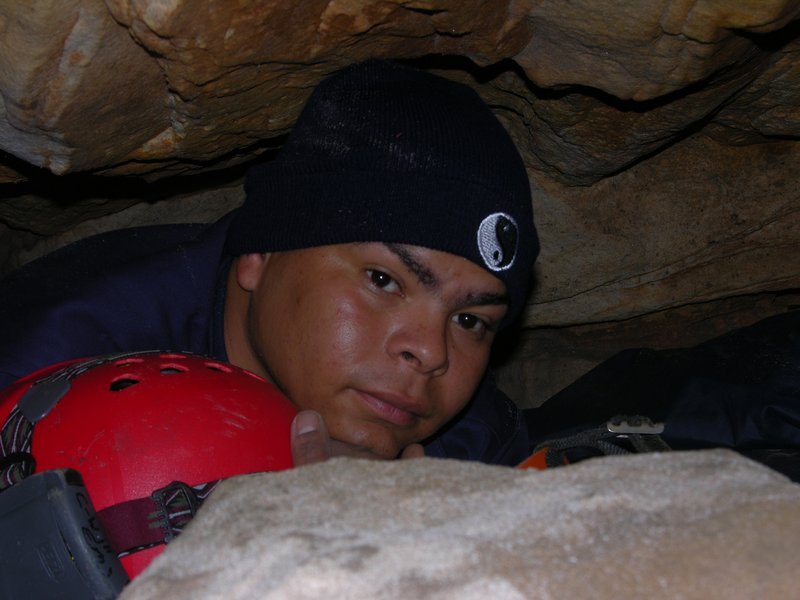 Clovelly Cave rescue practice in progress DSCN5211