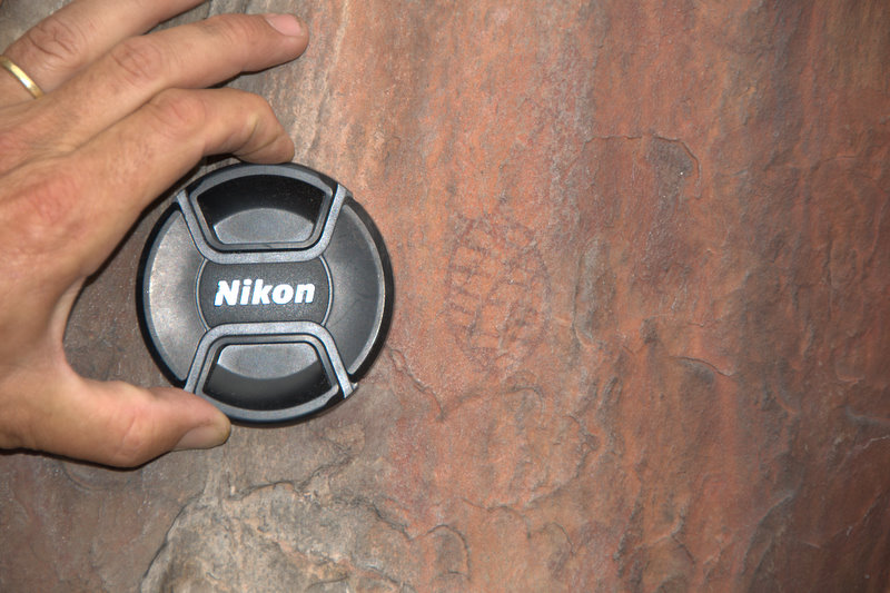 Whitchers Cave geometric painting next to main cave DSC 6799